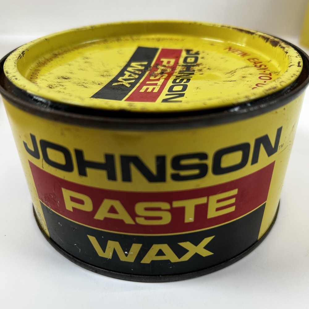 SC Johnson Paste Wax 16 Oz Original Formula Discontinued Approx 70% Full GUC HTF